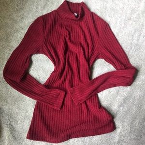 😈Ribbed turtleneck